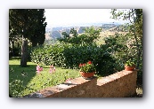 Volterra : Uitzicht vanaf podere Fraggina